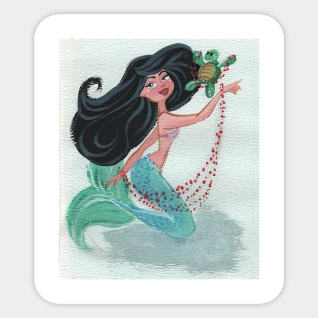 Mermaid Blue! Sticker by Carotoki